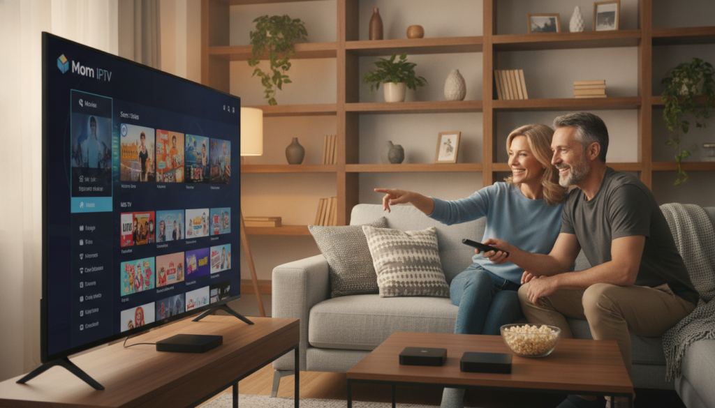 Mom IPTV extensive content library overview Mom IPTV extensive content library overview